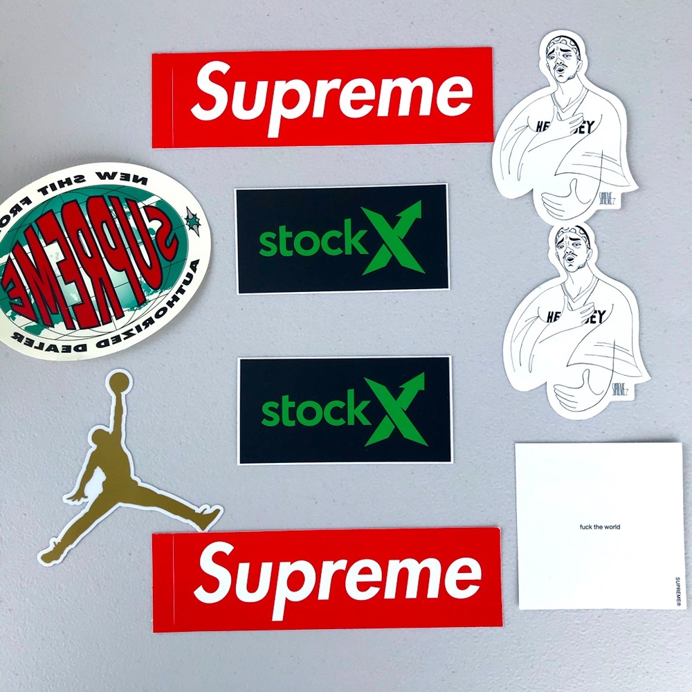 SUPREME stickers